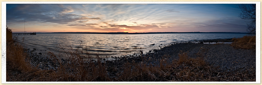 Panorama Ammersee Wallpaper